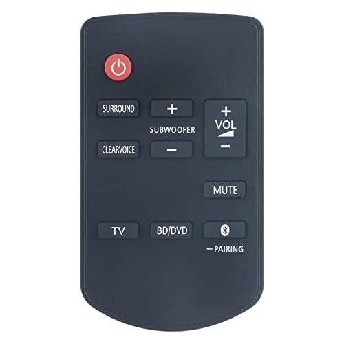 New N2QAYC000103 Télécommande de Remplacement pour PANASONIC SC-HTB18 SC-HTB18EB SC-HTB18GN SC-HTB18EB-K SC-HTB18GJ-K SBHTB18 SCHTB18 SCHTB18EB SC-HTB18-EB SCHTB18EB-K SCHTB18EG SC-HTB18-EG SCHTB18GN