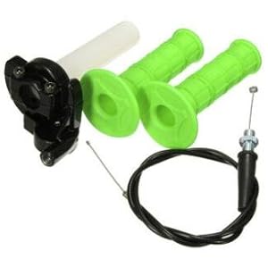 Ungfu Mall 2 poignées d’accélérateur de 17,7/20,3 cm avec câble pour moto Dune Buggie 110 CC 125 CC