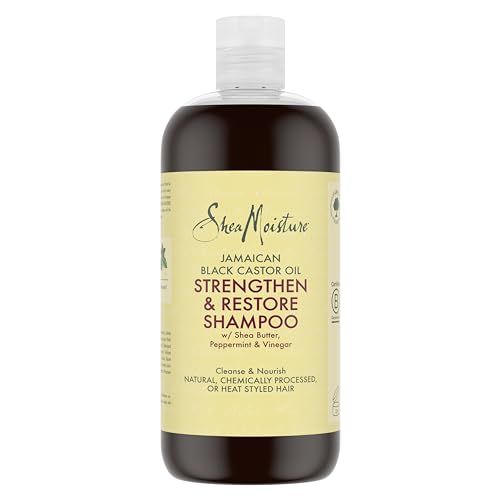 SHEA MOISTURE Jamaican Black Castor Oil Strengthen & Restore Shampoo sulphate free shampoo for natural chemically processed or heat styled hair 473 ml