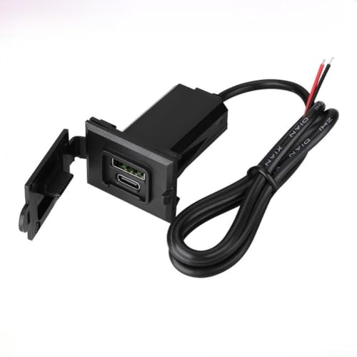 Image of 36w Dual-port Car for CHARGER with Usb-c Pd 30w Usb-a Qc 3.0 For Rapid Charging for 15 over 14/ For Galaxy 12v–24v Automotive Adapter for Cars Motorcycles Rvs