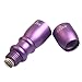 LAKE OF FIRE 3-in-1 Snooker Pool Cue Tips, Cue Tip Stick Shaper Billiard Pool Cue Accessories Tool Scuffer/Aerator (Purple)