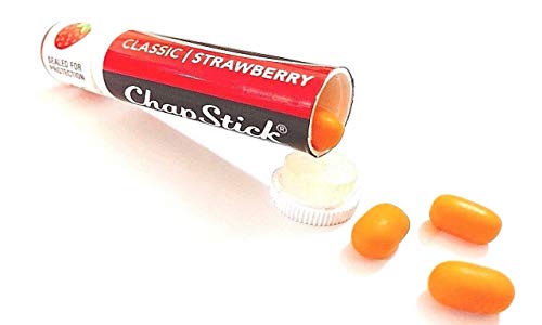 Chap Stick Secret Diversion Safe Stash Can/Pill Box Hidden Hiding Compartment in Red