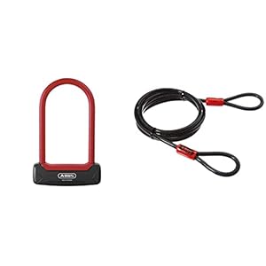 ABUS Granit Plus 640/135HB150 Bügelschloss mit Cobra Kabel