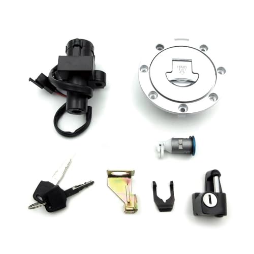 Serrure de contacteur d'allumage moto avec clés et bouchon réservoir carburant CB750