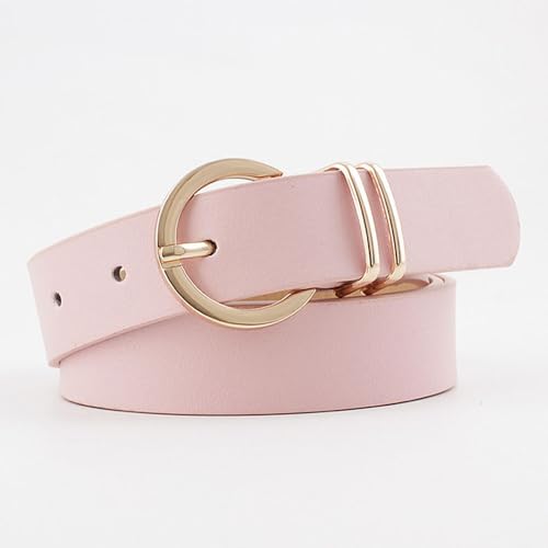 Women's Jeans Gold Buckle Belt, Women's Casual Belt.