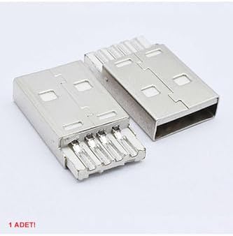 Alkatronik Usb Type A Erkek Soket Lehimlenebilir 4 Pin Diy Tip A Elektronik Devre Cihaz Usb 2.0 Konnektör - Görsel 6