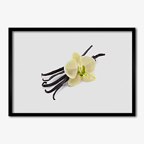 Affiche encadrée 70x50 cm Tulup en bois MDF avec poster nature florale