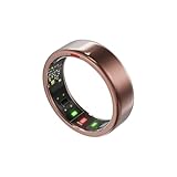 POBOVi Smart Ring for Women Men- Sleep/Fitness/Stress/Heart Rate Tracker- Menstrual Records - 7 Days Battery Life - Wireless Charging - No APP Subscription - iOS & Android Compatible