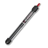 KASANMU Aquarium Heater 50W/100W/200W/500W Submersible QuartzGlass Explosion-Proof Heating Rod with Adjustable Temperature Knob and Temperature Indicator Fish Tank Heater is Suitable Various Fishtank