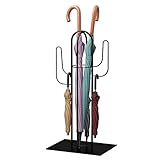 【 Grande capacité d'espace 】 La taille des porte-parapluies est de 25 x 33 x 60 cm. Il peut facilement accueillir 8 grands parasols.
