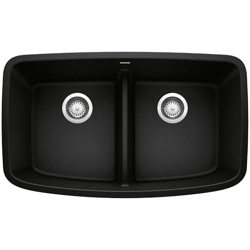 BLANCO Valea Silgranit 50/50 Double Bowl Undermount Low