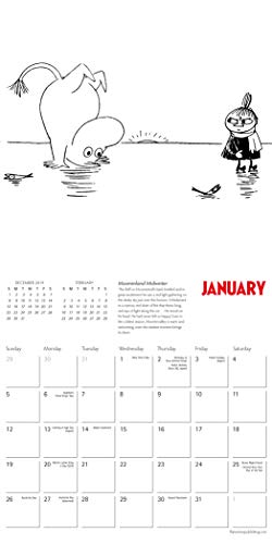 Moomin by Tove Jansson - Mini Wall Calendar 2020 (Art Calendar)