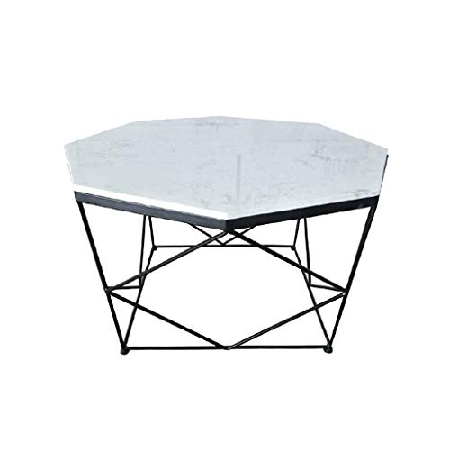 Creative Coffee Table, White Marble Tabletop, Metal Iron Frame, for Ho Creative Coffee Table, White Marble Tabletop, Metal Iron Frame, for Ho