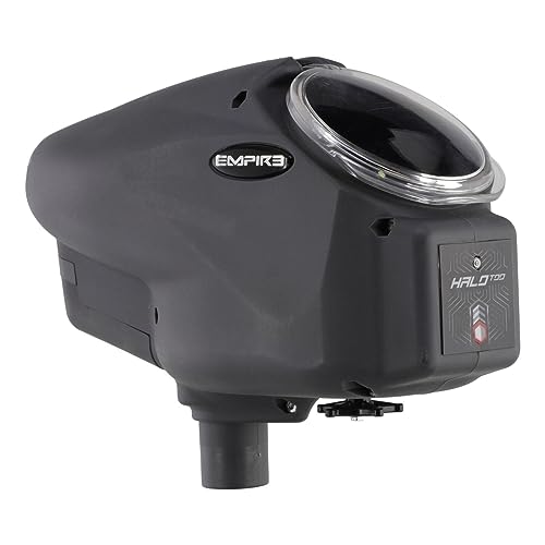 Empire Halo Too Electronic Paintball Loader Hopper with 68/4500 HPA Tank (Halo Loader Matte Gray) - Thumbnail 3