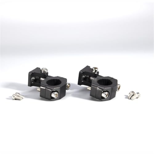 Soporte para faros delanteros de motocicleta abrazadera parachoques de aleación 19-26 mm 3