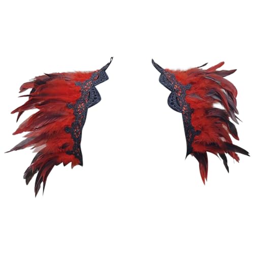 Feather Cape Shawl,Women'S Feather Cape Feather Wrap Neck Feather Shrug Cape Shawls Accessories2