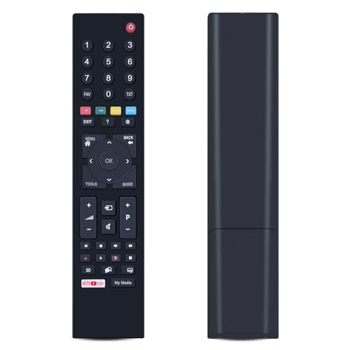 TCNOUMT RC3214801/03 Grundig Smart LCD TV Remote Control Replacement RC3214801 03 TS1187R TS1187R-5 TS1187R-6 XPS187 RC321480103 Grundig Universal Remote Control for TVs