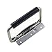 Stainless Steel Spring Handle with Rubber Sleeve Toolbox Cabinet Folding Handle 1Pcs