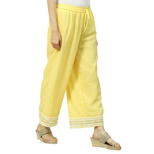 Image of Rangriti Women's Polyester Palazzo
