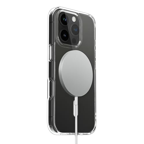 Image of Back Cover Case for iPhone 16 Pro Max Offers Mag-Safe Compatibility | Crystal-Clear Design | Camera Protection | Durable PC & TPU Construction