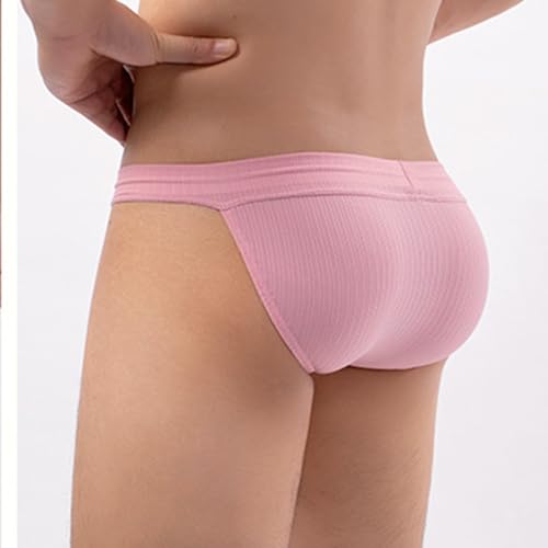 Men's Ball Pouch Briefs Casual Breathable Comfort Underwear for Men Plain Low Rise Briefs3