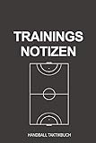 Trainings Notizen Handball Taktikbuch: Super als Notizbuch Journal, Strategiebuch für jeden Trainer...