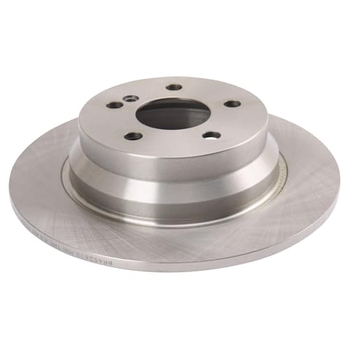 Image of TRQ Rear Brake Pad and Rotor Set Semi Metallic Compatible with 2014 Mercedes-Benz E250 2003-2009 E320 2006 E350 2003-2006 E500
