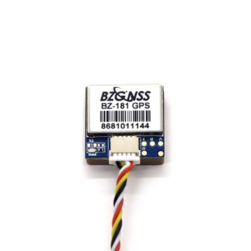 bzgnss bz-181 fpv gps module - dual protocol m10 drone gps for rc fpv drone racing fixed-wing long-range flight compatible with f405 f722 flight controller by speedybee