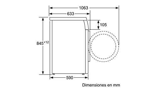 Bosch Lavadora, Blanco, 60 cm