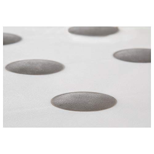 مقعد حمام بولمان مضاد للانزلاق، مقاس 44 × 35 × 25 سم، يتحمل وزن حتى 150 كجم، لون ابيض من ايكيا