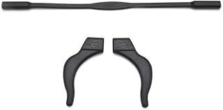 Paquete de 2 correas para gafas para niños, soporte para gafas para niños, correa de cable de retención para gafas con ganchos antideslizantes para la oreja, color negro