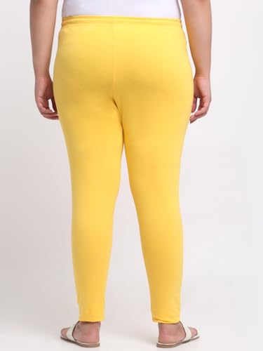Image of Soft Cotton Ankle Lenght Solid Regular and Plus 35 Colours Leggings for Womens and Girls (Sizes :- M to 6XL)