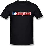 Limp Bizkit - Camiseta deportiva clásica y cómoda para hombre, Negro, M