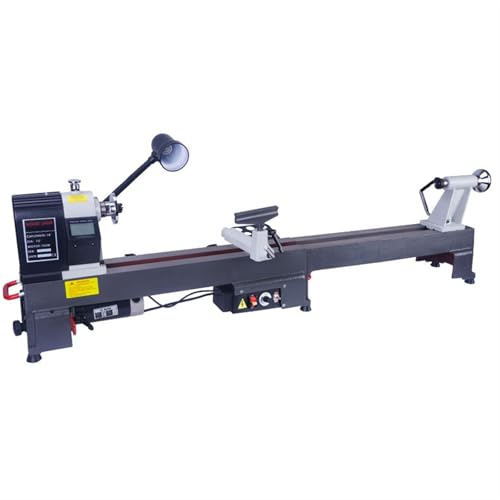 1200W 11.8 * 43.3in Heavy Duty Woodworking Lathe, 420-3800 RPM