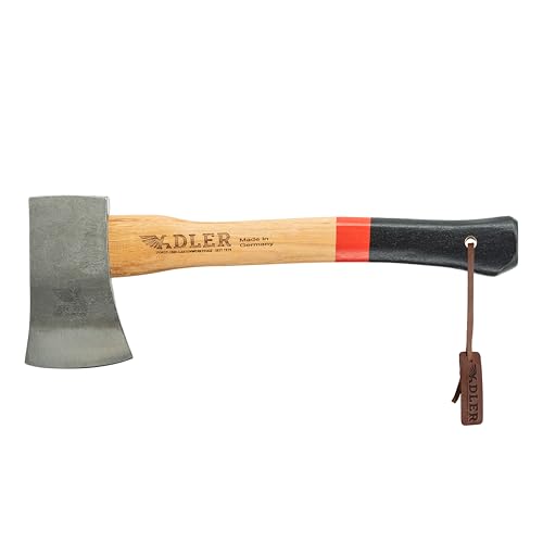 ADLER Yankee Axt 650Gr, Holzstiel 38Cm, Creme/schwarz
