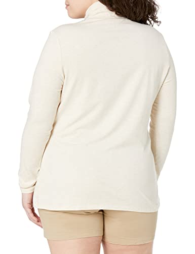Amazon Essentials Women's Long-Sleeve Turtleneck (Available in Plus Size), Oatmeal Heather, Large2