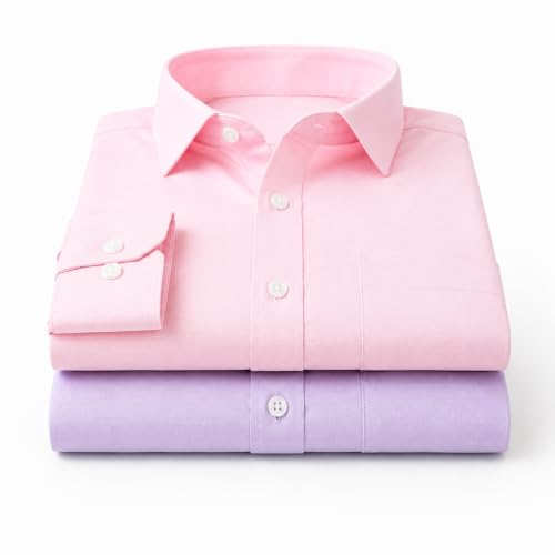 Image of Men's Solid Formal Shirt | Premium Cotton Rich Full Sleeves Shirt | Comfort Fit Office Wear Shirt with Single Chest Pocket | Stylish Casual & Formal Shirt for Men