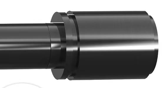 GDEVKHN 5.5 cm Diameter Black Finials