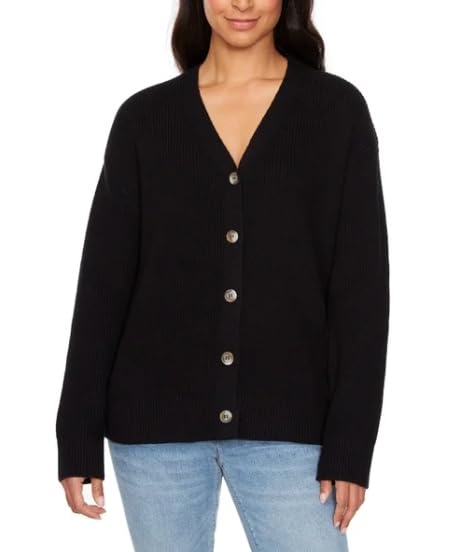 Hudson Women's Cotton Buttondown Cardigan Sweater