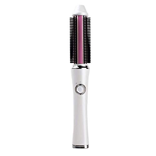 Pincel de Aire Caliente portátil Salón de Aire Caliente Película de Estilo Cepillo Generador de Iones Negativos Generador de Pelo Curler de Plancha para Uso inalámbrico USB Curador de Carga