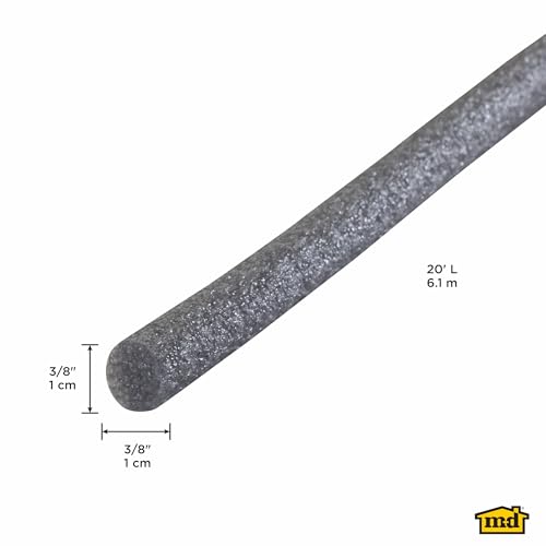 M-D Building Products 71464 Versatile Gray Foam Backer Rod - Essential Caulk Saver For Sealing Concrete Gaps, Expansion Joints thumb #1