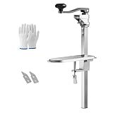 Commercial Can Opener Heavy Duty,24.6” Manual Can Opener for Large Cans Up to 17.7”, Tabletop Industrial Can Opener with Replaceable Blade for Restaurants, Bars, Canteens