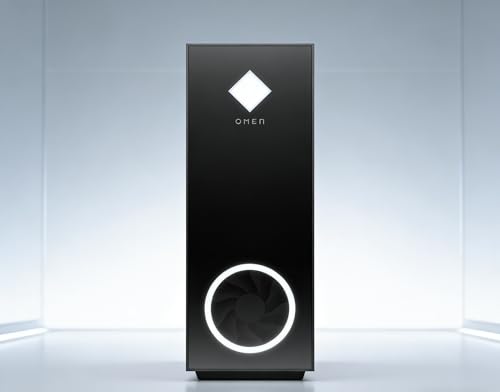 Image of HP OMEN 30L GT13-0395XT Gaming Desktop PC, Shadow Black with Glass Bezel /Side Panel, 10th Gen Intel Core i9, 16GB RAM, 512GB SSD+2TB HDD, NVIDIA RTX 3070 8GB GDDR6 LHR, Windows 11 Home, LE Bundle