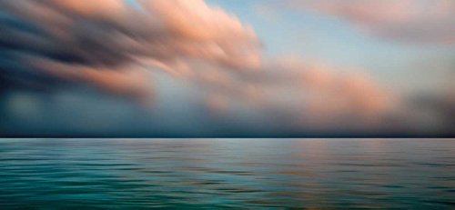 Jeff Friesen Abstrait Paysage : Impression d'Art Mer des Caraïbes sur Papier Premium
