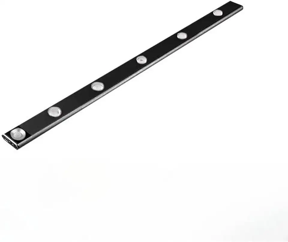Led para Cozinha, Luminãária de Teto para Cozinha de Led, Luz de com Sensor para Armário 60cm Ultra Fina 3 Cores, Recarregável(PRETO)