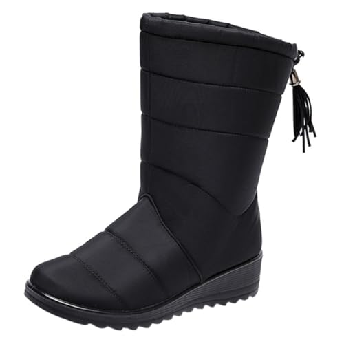 Bottes de neige pour femmes montantes et imperméables iplusmile pour l'hiver
