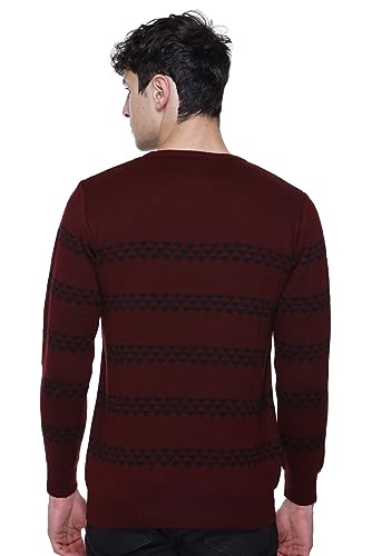Image of GODFREY Full Sleeve Woolen Sweater for Man Winter Wear - Round Neck Pullover Regular Fit