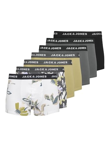 JACK & JONES Mens Jacabstract Trunks 7 PackJacabstract Trunks 7 Pack