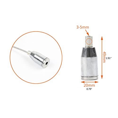 Image of Wire Rope Hook Picture Hanging Hardware Accessories For Paintings Billboards Wire Clamps Pull Code Ceiling Code Fixed