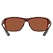 Costa Del Mar Mens Mag Bay Rectangular Sunglasses, Tortoise/Copper Green Mirrored Polarized-580G, 63 mm